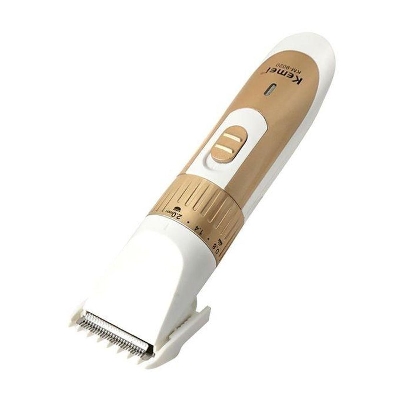 Picture of KM-9020 Rechargeable Hair Clipper Trimmer - White and Gold