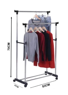 Picture of Double Pole Cloth & Shoe Rack 6806 - Hanger