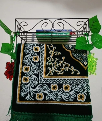 Picture of Quran and Jaynamaz Stand 3 Hangers (Size:- 15 'Inch)- Qur'an Sharif Wall Stand and Jaynamaz Hanger- Cloth Stand - Innovative Design