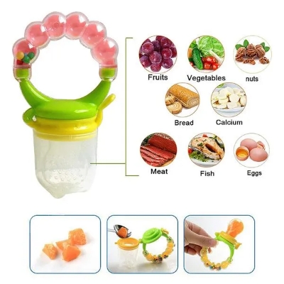 Picture of Silicone Baby Fruit Feeding Pacifier - Multicolor