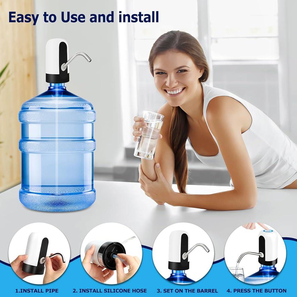 Picture of Automatic Water Dispenser With Switch and USB Charging Pump