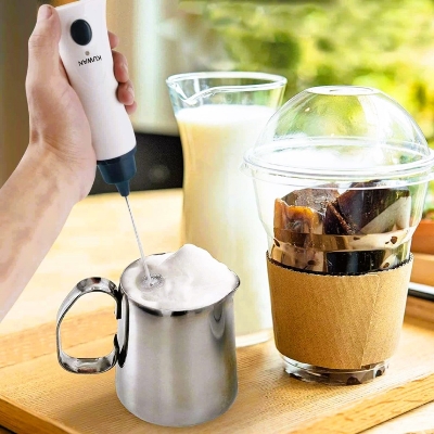 Picture of Hand Liquid Mixer foamer and Coffee Maker Juice Maker Rechargeable