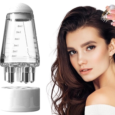 Picture of Scalp Applicator Liquid Comb Oil Liquid Guiding Massager Portable Mini Massage Comb Anti Hair Loss Scalp Care Tools