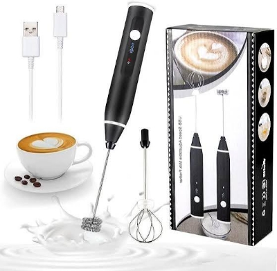 Picture of coffee beater Electric 3 Modes USB Speed Adjustable Electric Milk Frother Coffee and Egg Beater -coffee maker electric