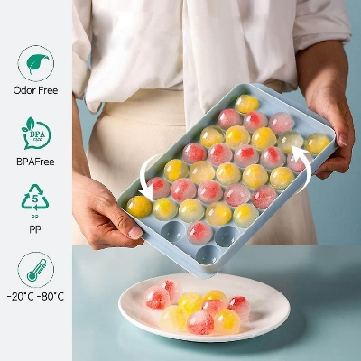 Picture of 33 Ice ball maker mold, Ice ball maker Cube Tray, Ice Cube Tray Balls