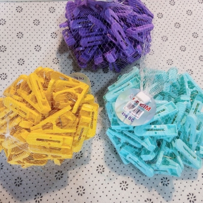 Picture of 50 Pieces Plastic Clothes Drying Clips, Premium Quality Multi Color Clothes Clips