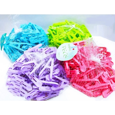 Picture of 50 Pieces Plastic Clothes Drying Clips, Premium Quality Multi Color Clothes Clips