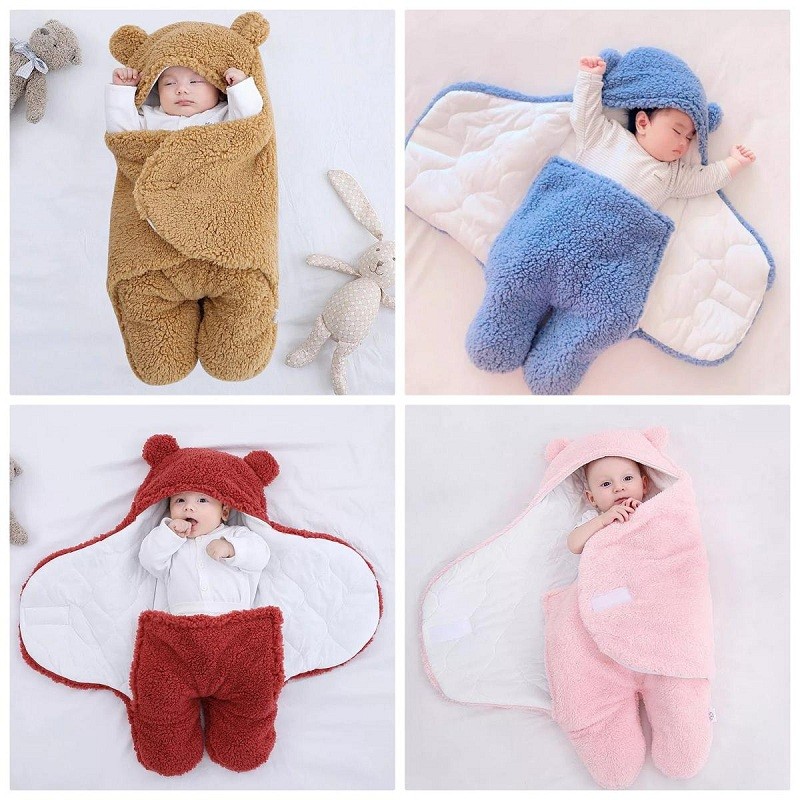 Picture of Newborn Baby blankets and winter protection Sleeping bag, Baby Crib Bedding, Baby Romper