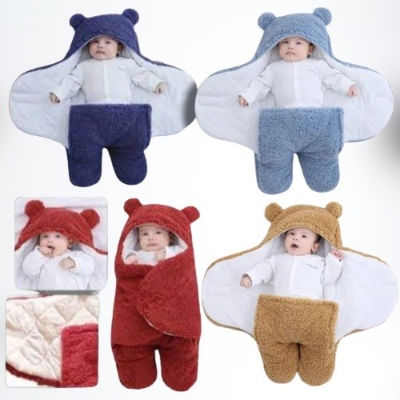 Picture of Newborn Baby blankets and winter protection Sleeping bag, Baby Crib Bedding, Baby Romper