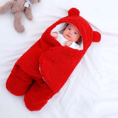 Picture of Newborn Baby blankets and winter protection Sleeping bag, Baby Crib Bedding, Baby Romper