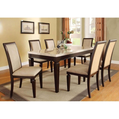 Picture of Marble Dining Table DT341 (6 Cairs + 1 Table)