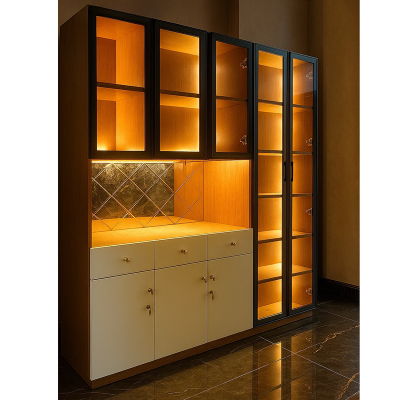 Picture of Cabinet Wooden Glass Frame