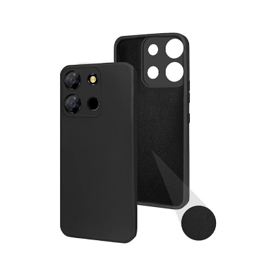 Picture of For itel A50s Spigen Silicone Fit Designed Soft Gel Rubber Shockproof Back Case Phone Back Cover