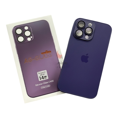 Picture of For iPhone 14 Pro Max AG Frosted Glass Lens Film Protective Case back cover