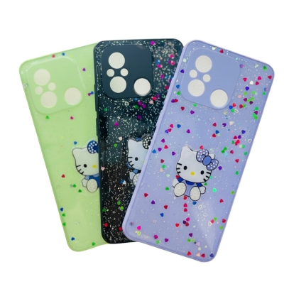 Picture of For Itel S23 Butterfly Butterfly Phone Case Soft Sandstone Slim Heavy Strong Liquid Silicone Case For Itel S23 Back Cov