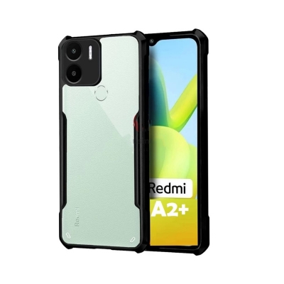 Picture of For Xiaomi Redmi A2+ Edge-Reinforced Shockproof Cushion Back Clear Hybrid Transparent Hard Cover Casing