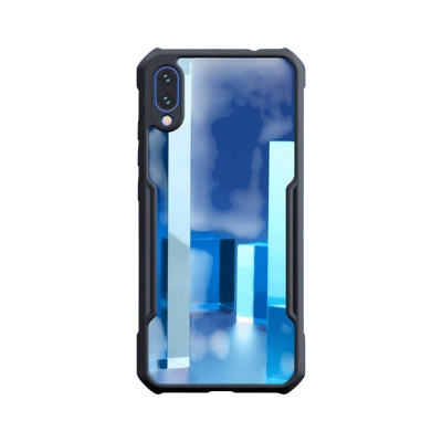 Picture of For For Samsung Galaxy A10/ M10 Xundd Series Flat Shockproof Bumper Phone Cover Edge-Reinforced Shockproof Cushion Back Clear Hybrid Transparent Hard Cover Casing