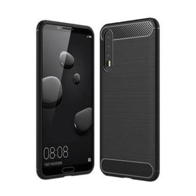 Picture of For For Huawei P20 Pro Silicone Back Cover With Carbon Fiber Texture (Back Case Cover For Smartph Silicone Back Cover With Carbon Fiber Texture (Back Case Cover For Smartphone) Silicone Back Cover With Carbon Fiber Texture (Back Case Cover For Smartphone)