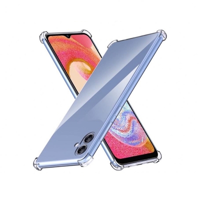 Picture of For Samsung Galaxy A05 - Premium Silicone Case Crystal Clear Soft TPU Ultra-Thin Transparent Flexible Protective Mobile Phone Back Cover With Side Bumper