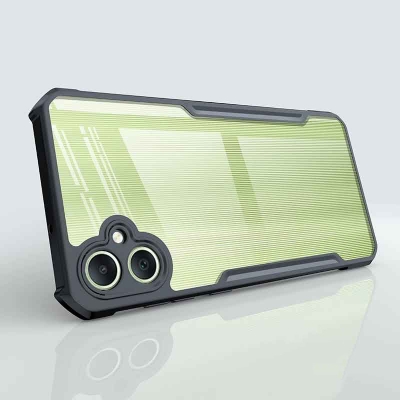 Picture of For Samsung Galaxy A05 Xunddu Shockproof TPU Bumper Clear Acrylic Mobile Phone Case Back Cover