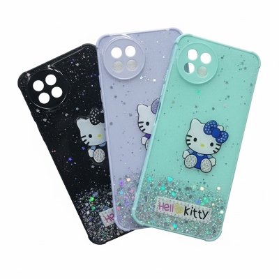 Picture of For Itel S23 Butterfly Butterfly Phone Case Soft Sandstone Slim Heavy Strong Liquid Silicone Case For Itel S23 Back Cov