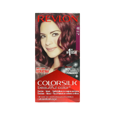 Picture of Revlon Colorsilk Beautiful Hair Color - 48 Burgundy