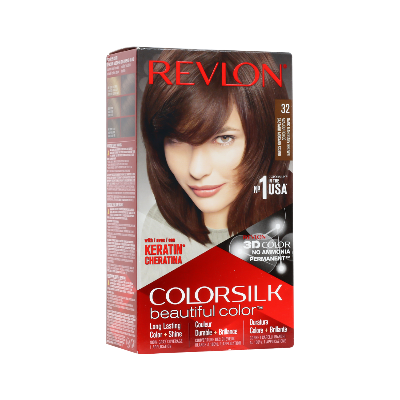Picture of Revlon Colorsilk Beautiful Hair Color - 32 Dark Mahogany Brown