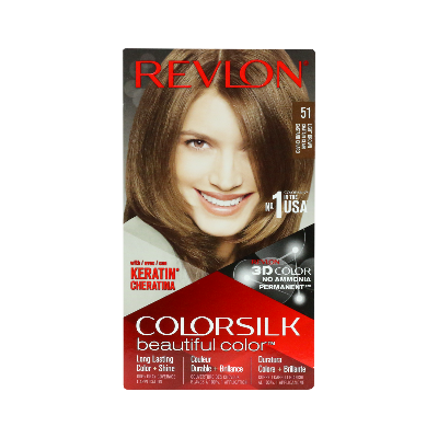 Picture of Revlon Colorslk Beautiful Hair Color - 51 Light Brown