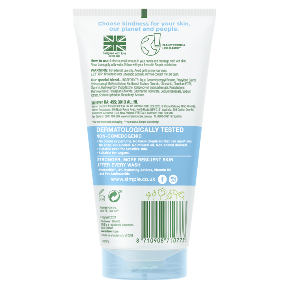 Picture of SIMPLE FC GEL MWA TBE GBNL L22 6X150ML