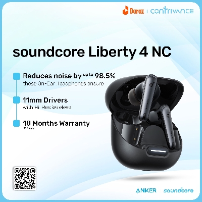 Picture of Anker Soundcore Liberty 4 NC True Wireless Earbuds With Wireless Charging , Hi-Res & LDAC Support