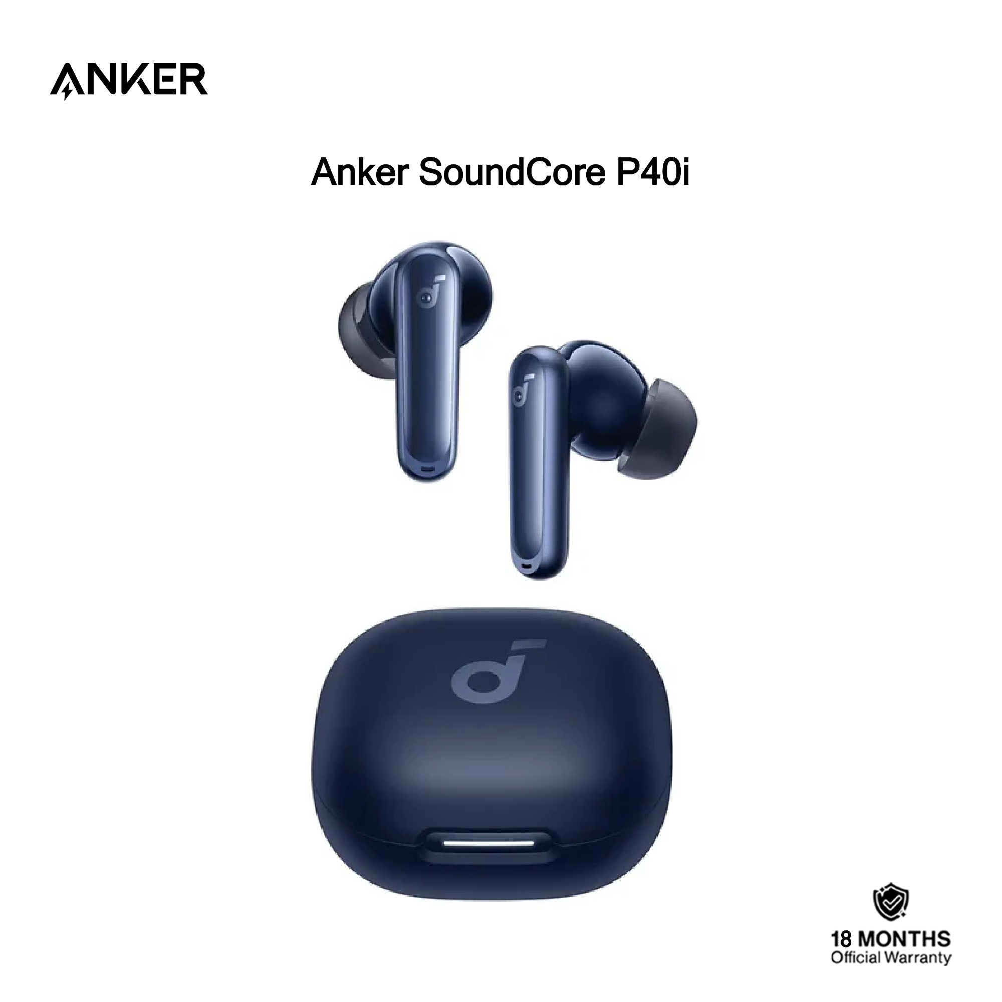 Picture of Anker Soundcore P40i True Wireless Earbuds With 40dB ANC, 55H Playtime, Bluetooth 5.3