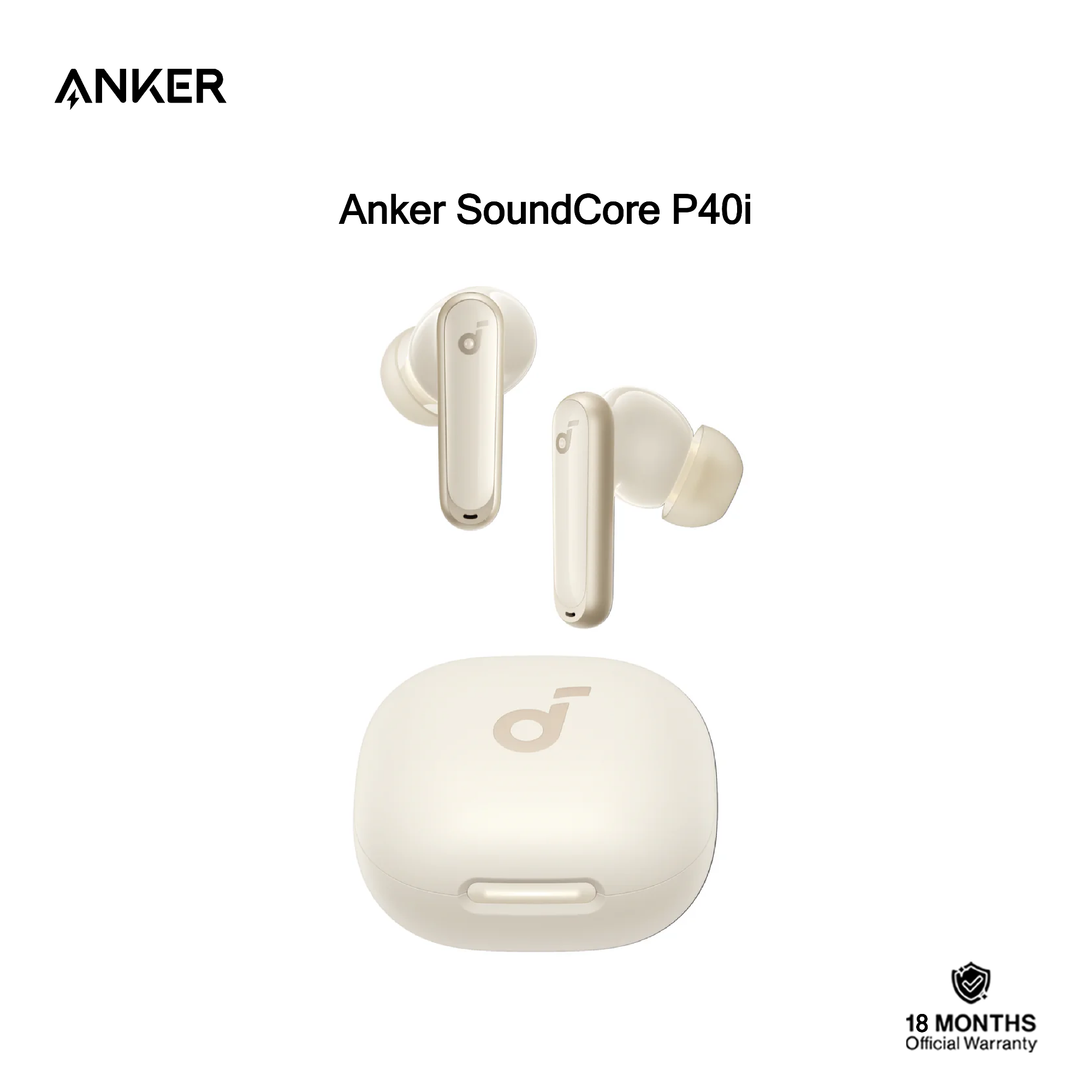 Picture of Anker Soundcore P40i True Wireless Earbuds With 40dB ANC, 55H Playtime, Bluetooth 5.3
