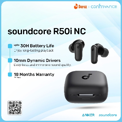 Picture of Anker Soundcore R50i NC True Wireless Earbuds With 42dB ANC, 45H Playtime, IP54, Bluetooth 5.4