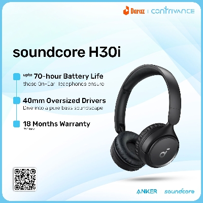 Picture of Anker Soundcore H30i Over Ear Ture Wireless Headphones With 40H Playtime, Hi-Res Audio, Noise Cancelling