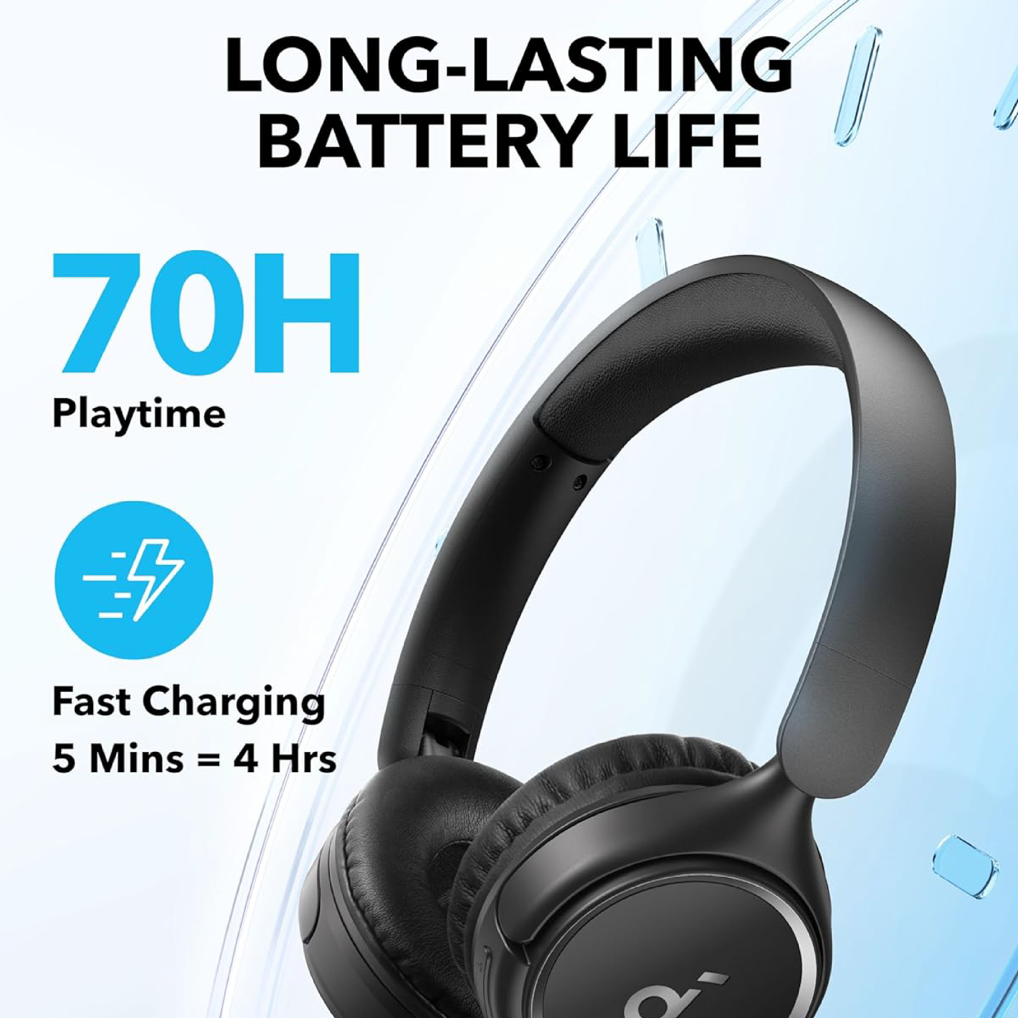 Picture of Anker Soundcore H30i Over Ear Ture Wireless Headphones With 40H Playtime, Hi-Res Audio, Noise Cancelling