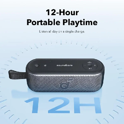 Picture of Anker Soundcore Motion 100 Portable Wireless Bluetooth Speaker with Hi-Res Audio, LDAC, Spatial Sound & 12-Hour Playtime