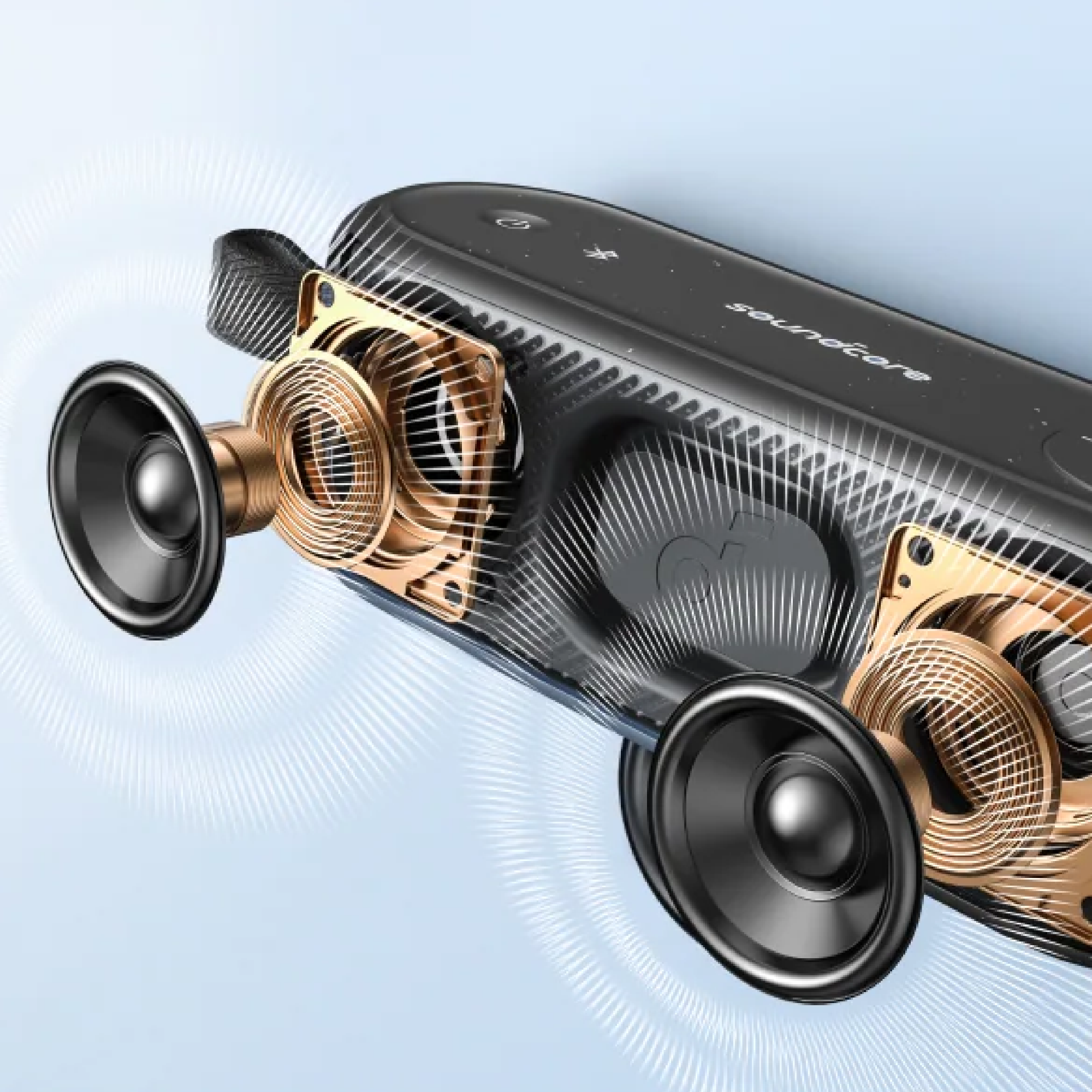 Picture of Anker Soundcore Motion 100 Portable Wireless Bluetooth Speaker with Hi-Res Audio, LDAC, Spatial Sound & 12-Hour Playtime