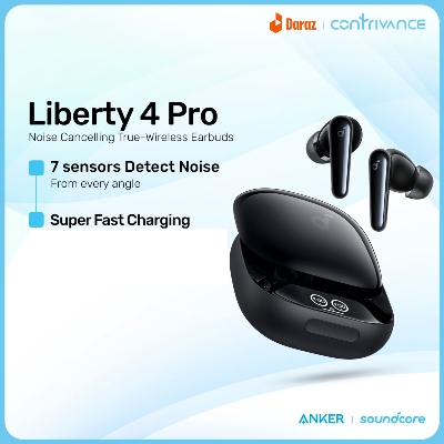 Picture of Anker Soundcore Liberty 4 Pro True Wireless Earbuds With Hi-Res Audio, LDAC, Personalized Spatial Audio, Adaptive ANC