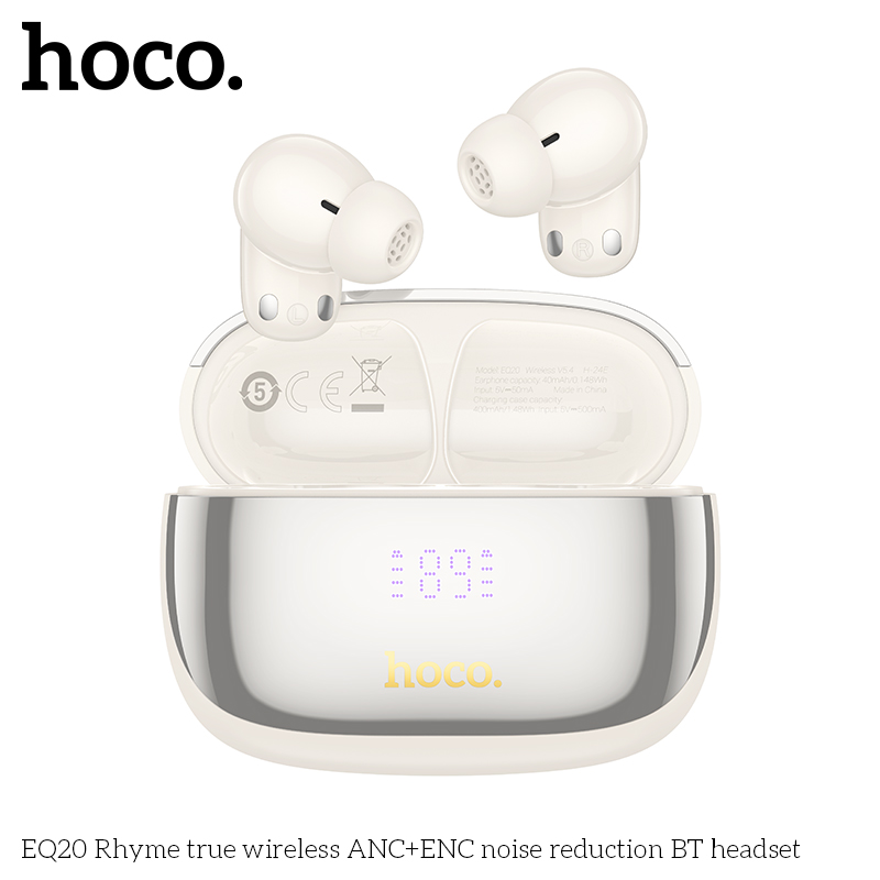 Picture of Hoco EQ20 Rhyme true wireless ANC+ENC noise reduction Bluetooth Earbuds
