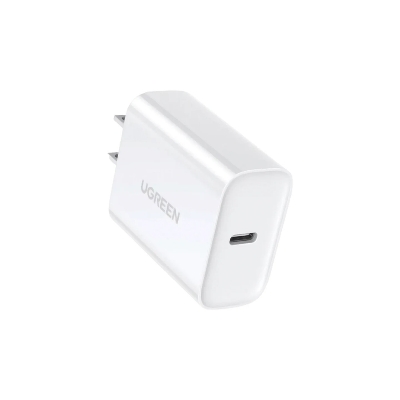 Picture of UGREEN CD137 (60449) PD 20W Fast Charging Power Adapter - White (Cable Not Included)
