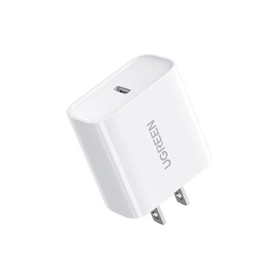 Picture of UGREEN CD137 (60449) PD 20W Fast Charging Power Adapter - White (Cable Not Included)