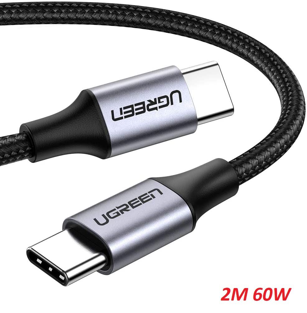 Picture of UGREEN US261 USB-C to USB-C PD 3A Max 60W Braided Fast Charging Cable