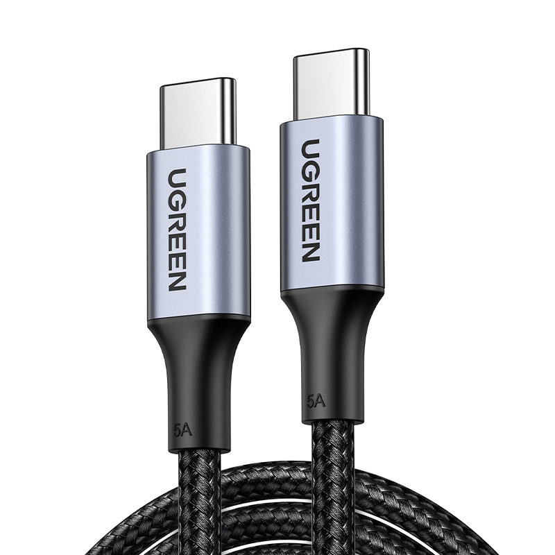 Picture of UGREEN US316 (70427) USB-C to USB-C PD 5A Max 100W Braided Fast Charging Cable 1M