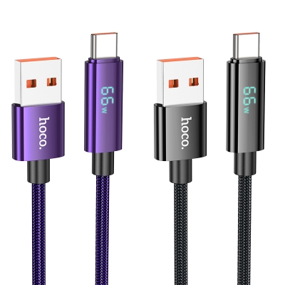 Picture of Hoco U125 Benefit 66W USB to Type-C Fast Charging Data Cable