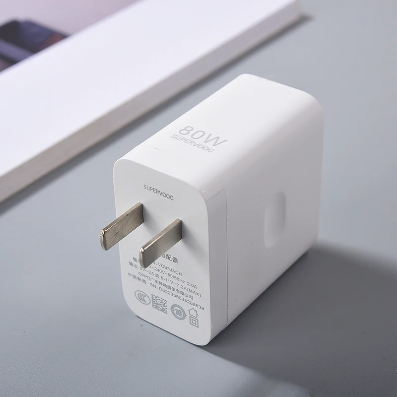 Picture of OnePlus Supervooc 80W Power Adapter (US Pin) White (Cable Not Included)