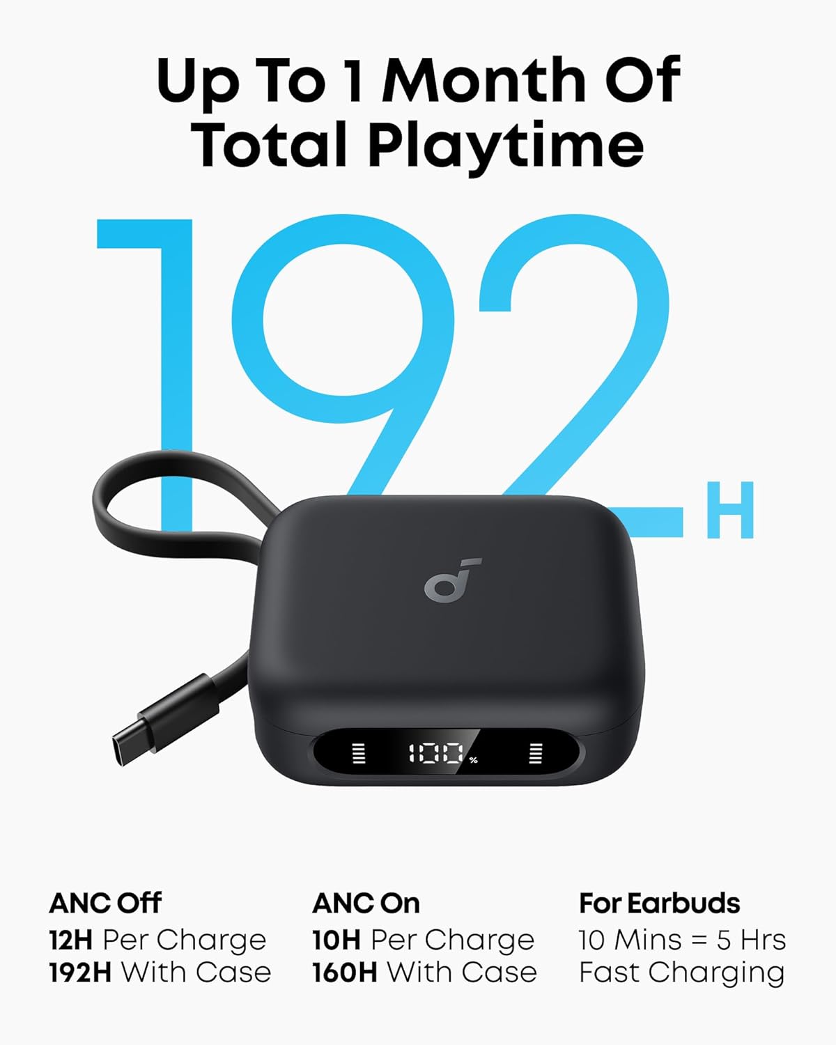 Picture of Anker Soundcore P41i True Wireless Noise Cancelling Earbuds With  Hybrid ANC, Clear Calls Also AI, Deep Bass and Up to 12H Playtime