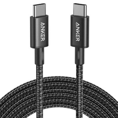 Picture of Anker 322 USB-C to USB-C Fast Charging Braided Cable (6ft)