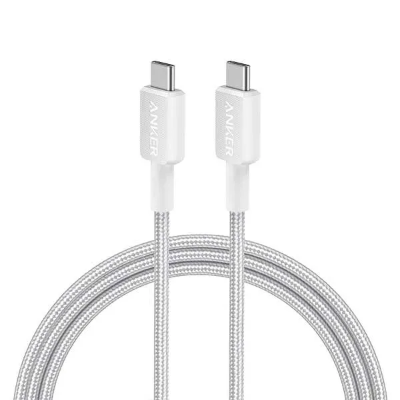 Picture of Anker 322 USB-C to USB-C Fast Charging Braided Cable (6ft)