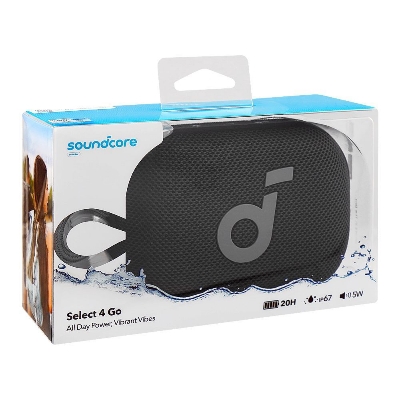 Picture of Anker Soundcore Select 4 Go – Portable Bluetooth Speaker with Powerful Sound, Deep Bass, and Extended Playtime