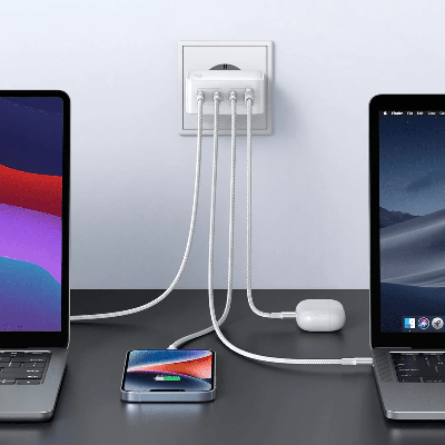 Picture of UGREEN 15336 Nexode 100W 4-Port PD GaN Fast Charger (US Plug, White) – CD226.